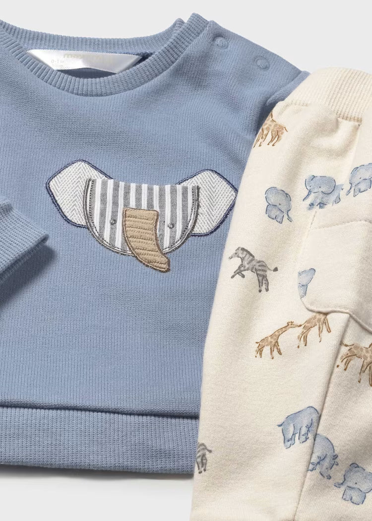 Conjunto 4 piezas animalitos recién nacido