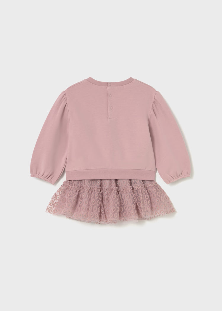Conjunto falda tul y jersey bebé