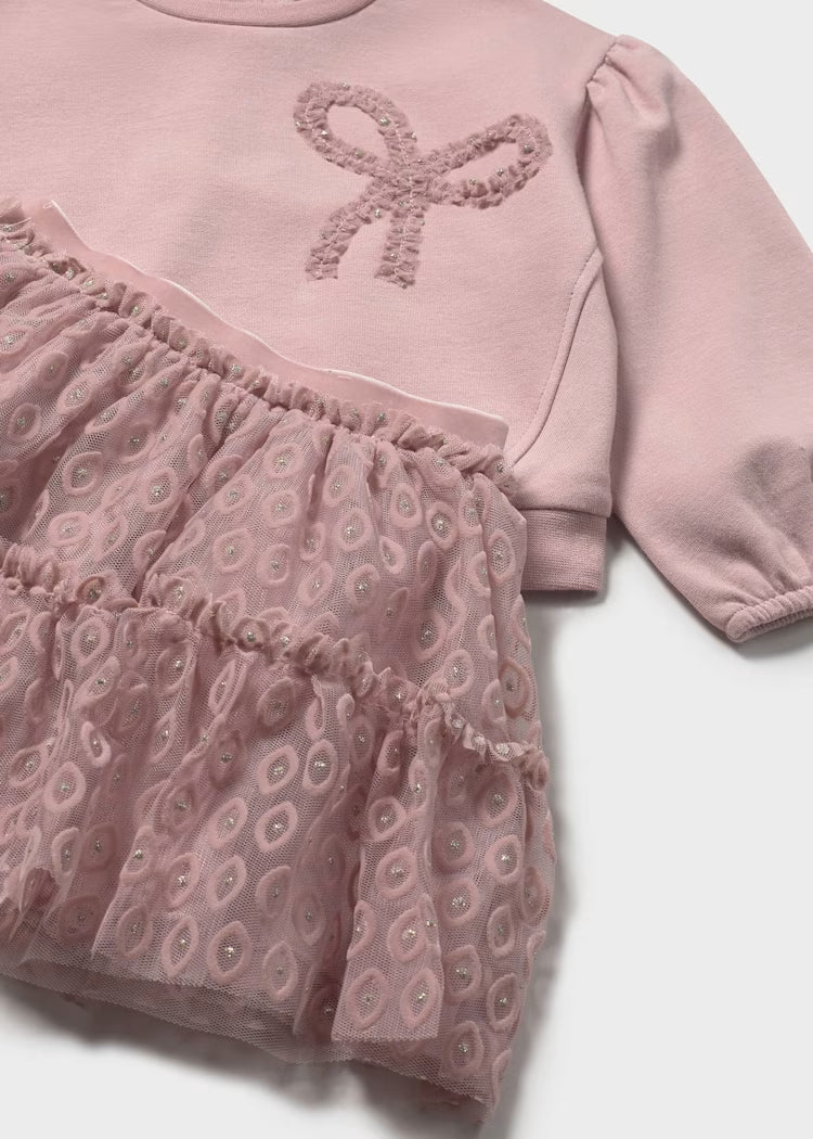 Conjunto falda tul y jersey bebé