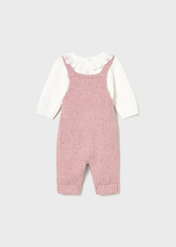 Conjunto peto y jersey recién nacida