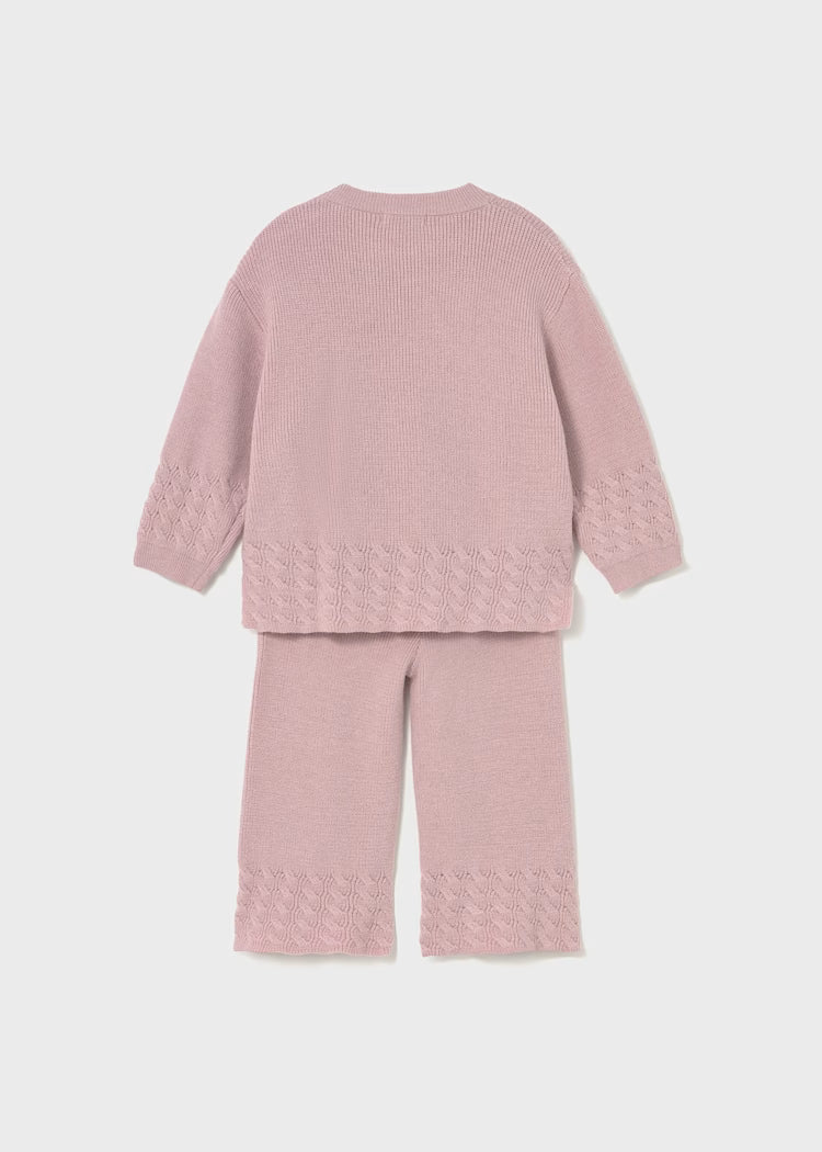 Conjunto tricot bebé