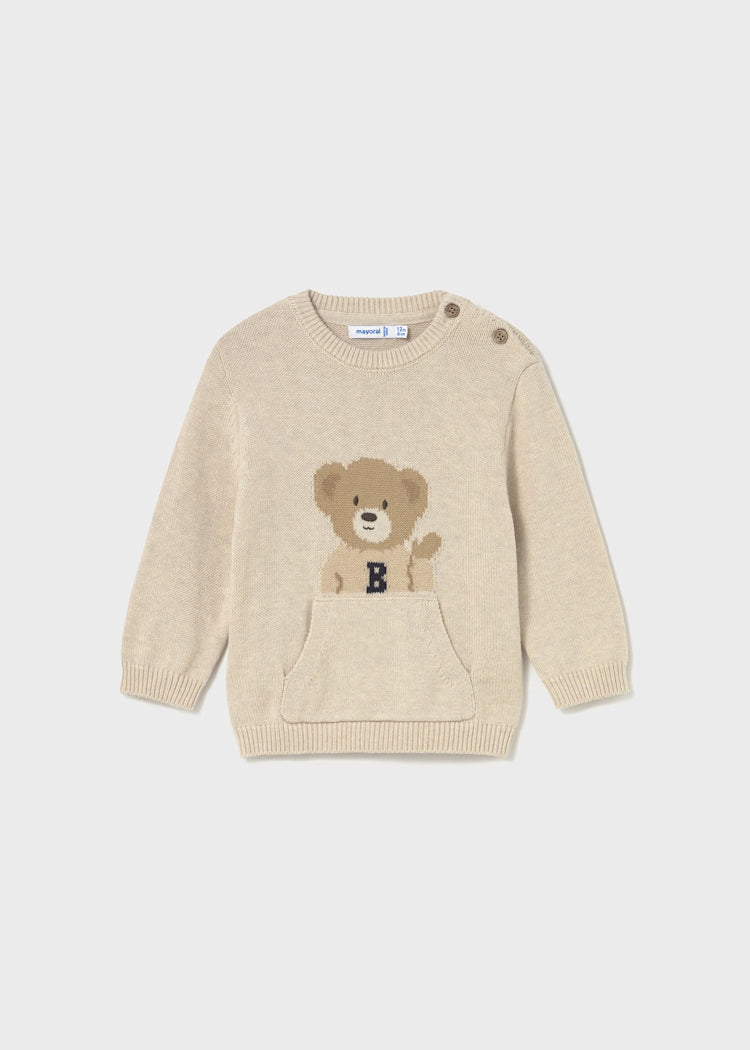 Jersey oso bolsillo bebé