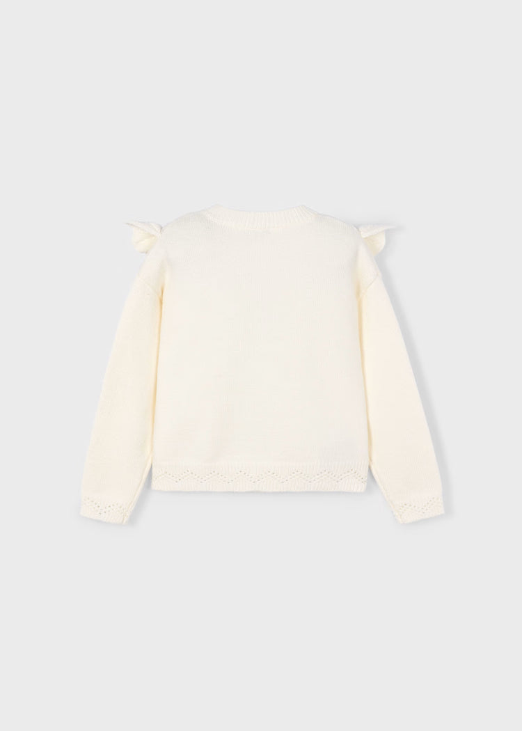Jersey tricot calados niña