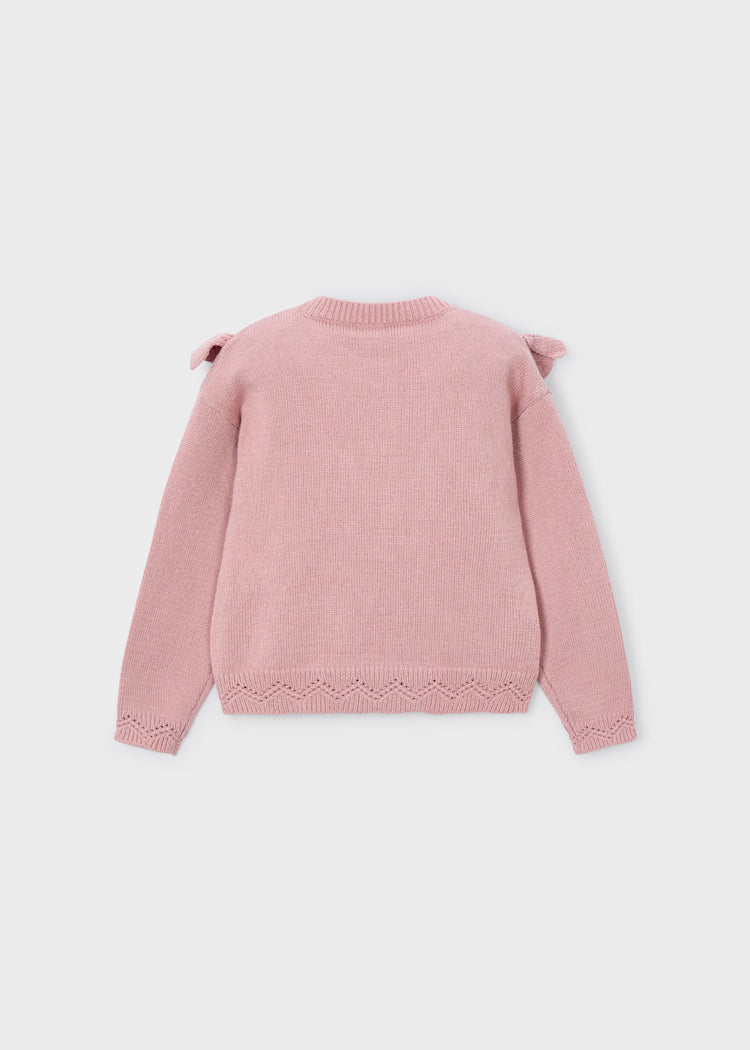 Jersey tricot calados niña