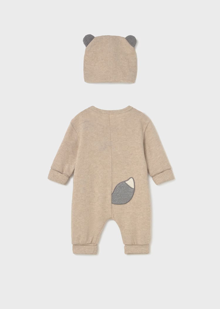 Pelele animalito con gorro recién nacido