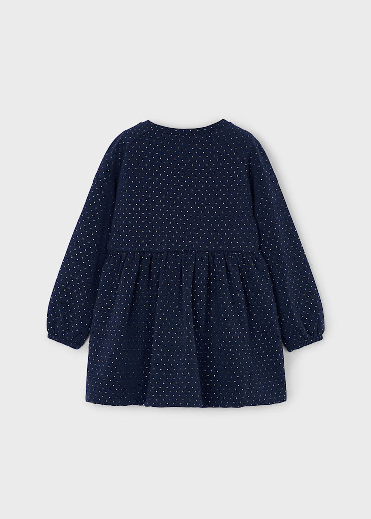 Vestido felpa con bolso niña
