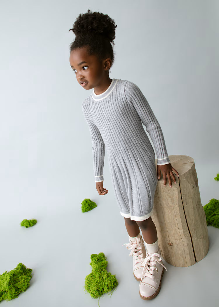 Vestido tricot niña