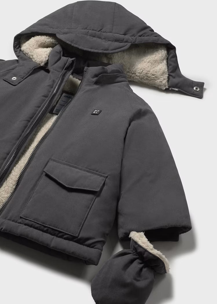 Chaquetón con manoplas bebé
