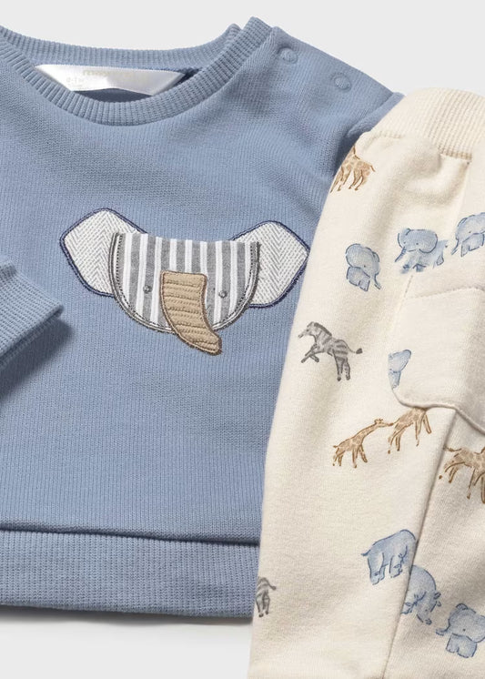 Conjunto 4 piezas animalitos recién nacido