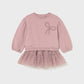 Conjunto falda tul y jersey bebé