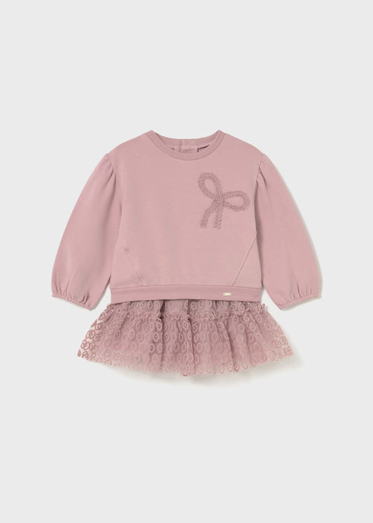 Conjunto falda tul y jersey bebé