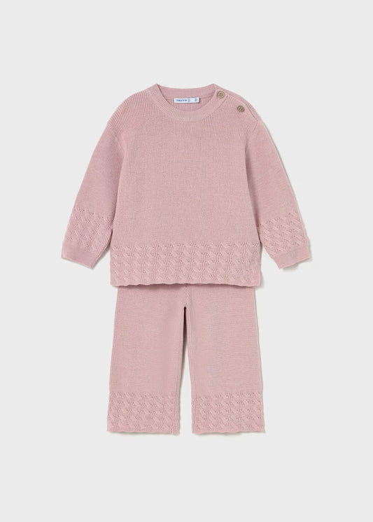Conjunto tricot bebé
