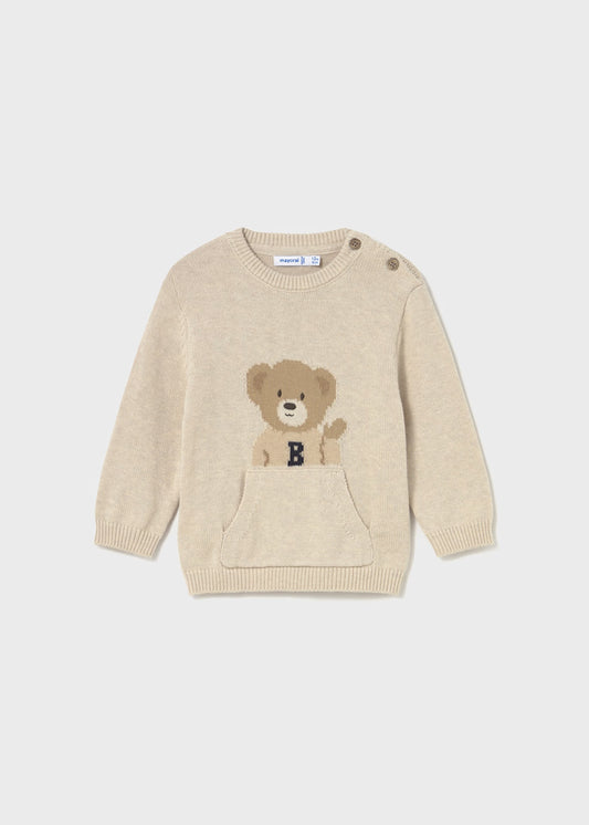 Jersey oso bolsillo bebé