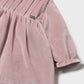 Vestido terciopelo recién nacida